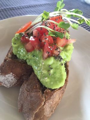 Avocado toast at The Fisherman Vegan Restaurant   in Hoi An
