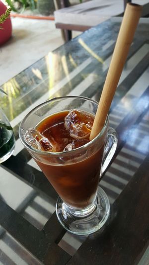 Ice coffee at The Fisherman Vegan Restaurant   in Hoi An