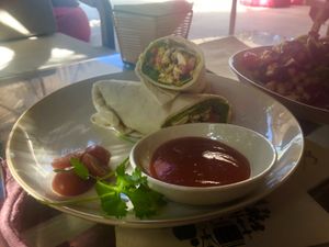 Vegan brekkie burrito  at The Fisherman Vegan Restaurant   in Hoi An