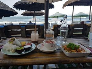Mexican wrap and eggplant heaven at The Fisherman Vegan Restaurant   in Hoi An