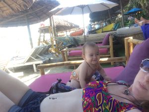 Cozy couch  at The Fisherman Vegan Restaurant   in Hoi An