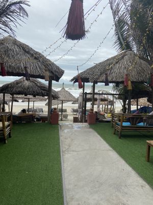 View of beach at The Fisherman Vegan Restaurant   in Hoi An