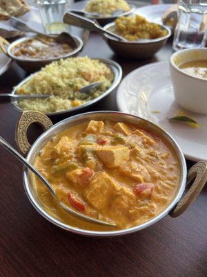 Tofu dish  at All India Cafe in Glendale