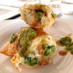 Samosas at All India Cafe in Glendale