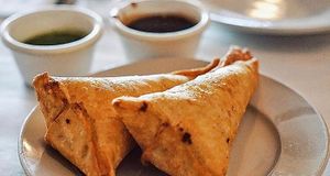 Samosas at All India Cafe in Glendale
