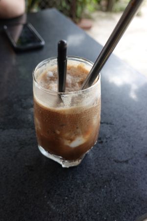 coconut coffee  at Phong Nha Vegan in Phong Nha