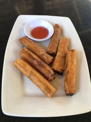 Vegetable spring rolls   at Phong Nha Vegan in Phong Nha
