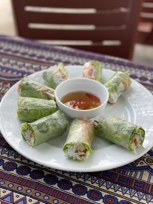 Fresh spring rolls    at Phong Nha Vegan in Phong Nha