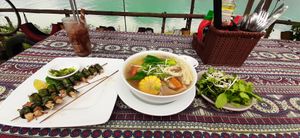 I came back ..today's neal at Phong Nha Vegan in Phong Nha