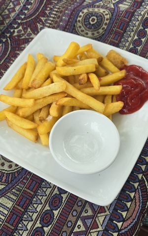 French fries at Phong Nha Vegan in Phong Nha