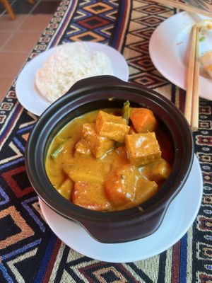 Tofu curry  at Bamboo Chopsticks in Phong Nha