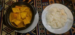 Tofu curry at Bamboo Chopsticks in Phong Nha