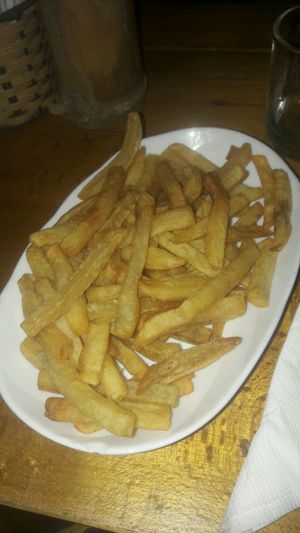 French fries at Bamboo Chopsticks in Phong Nha
