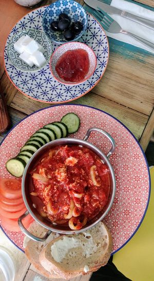 Mediterranean breakfast at Cafe 435 in Pascoe Vale