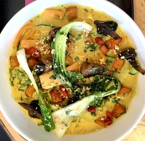 Vegan Thai Penang Curry at Milwaukee Cafe in Biarritz