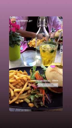 Beyond burger at Milwaukee Cafe in Biarritz