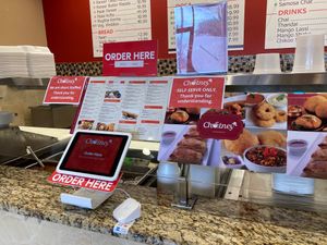 Order from the Square terminal at Chutney in Austin