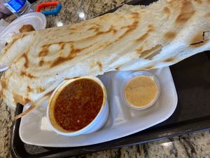 Masala dosa at Chutney in Austin