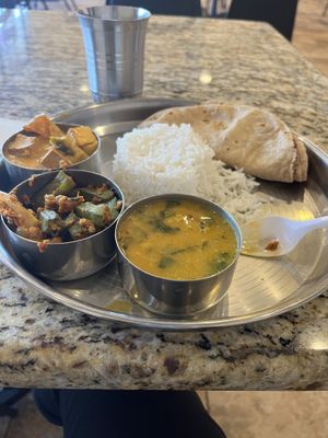 Small Thali  at Chutney in Austin