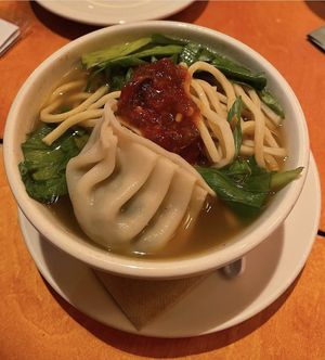 Small vegetable wonton soup  at Big Bowl in Roseville