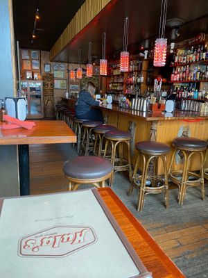Dining and Bar Area at Hula's Island Grill in Santa Cruz