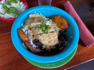 Kona Bowl ($17) at Hula's Island Grill in Santa Cruz