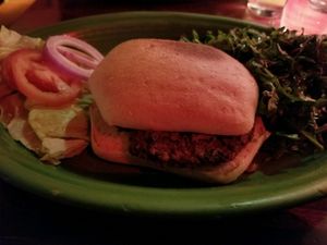 Impossible Burger  at Hula's Island Grill in Santa Cruz