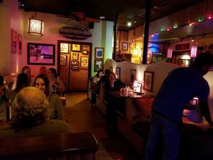 inside at Hula's Island Grill in Santa Cruz