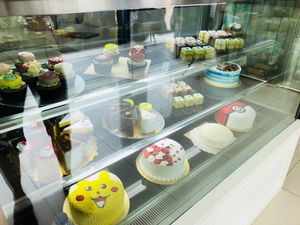 Cake selection at Boncake Gallery in Batam