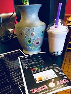 Taro Boba with Coconut milk at Taste of Asia in Holland