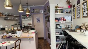 Nouvel aménagement du salon de thé, plus d'espace et plus de clarté !  at Sibylles - Tattoo Salon & Tea Room in Bordeaux