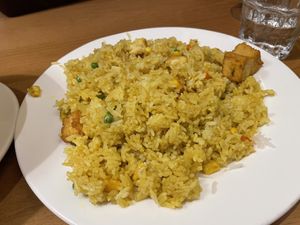 Curried rice with tofu  at Pho - Laugavegur in Reykjavik