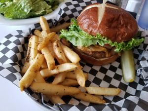 Planet Burger at The Planet Diner in Stratford