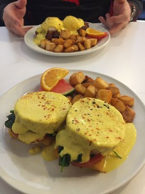 Great brunch with plenty of vegan options and some options for the non-vegan at The Planet Diner in Stratford