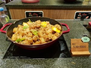 Vegan fried carrot cake  at Double Veggie - Xinxing District in Kaohsiung