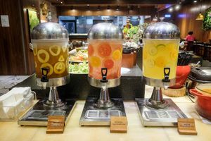 Drinks (one has honey) at Double Veggie - Xinxing District in Kaohsiung