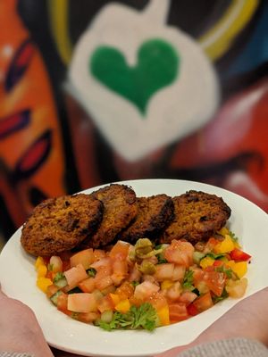 Falafel set at Pita and Olives in Central Singapore