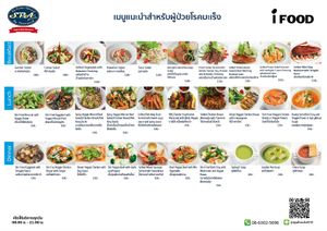 Menu at I Food in Bangkok