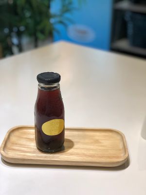 น้ำมะตูม(หวานน้อย) Bael Juice (low sugar) at I Food in Bangkok