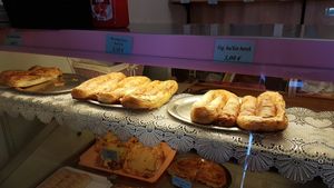 Vegan burek at PiranArt Sameja in Ljubljana