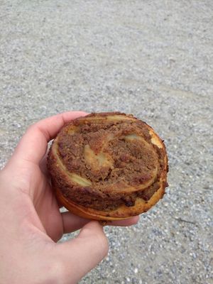 Sweet roll with walnuts (?) at PiranArt Sameja in Ljubljana