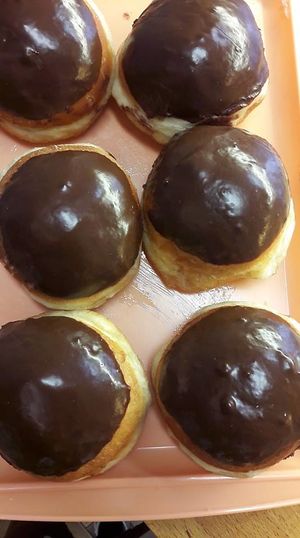 Vegan doughnuts at PiranArt Sameja in Ljubljana