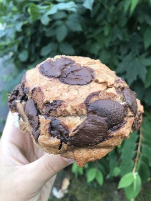 Chocolate muffin  at PiranArt Sameja in Ljubljana