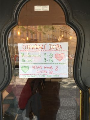 Opening hours at Cafe Waffle in Prague