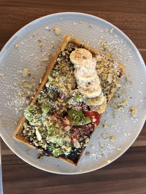 Vegan waffle! 😋 at Cafe Waffle in Prague