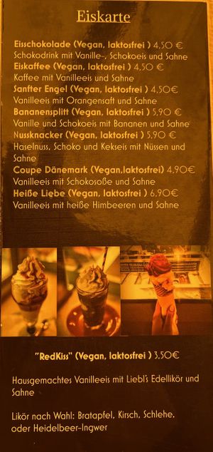 Eiskarte Stand: August 2021 at Lieblingsplatz  in Blaibach