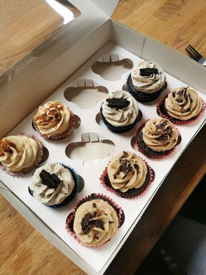 Biscoff, Oreo and Mocha at Cakehole Vegan Bakery in Liverpool