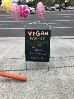 Sunday vegan pop up at Taqueria El Zamorano in Santa Ana