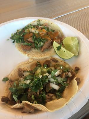 Tacos! at Taqueria El Zamorano in Santa Ana