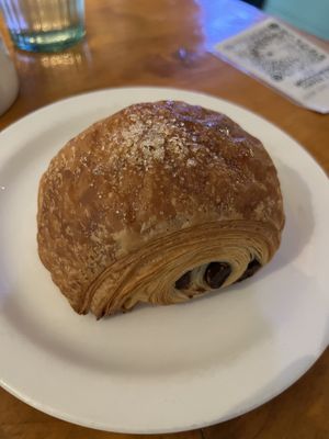 Pain au chocolat  at Old Crow Coffee Co. & Moodswing Coffee in New Westminster